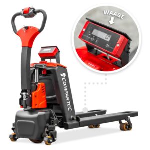 Elektrohubwagen – 1500 kg, Waage, RAVAS Wiegetechnik "ForkLion Premium"