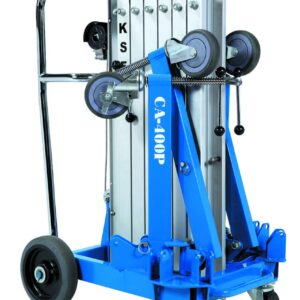 CA400 Elektrischer Montagelift mit Plattform, 180 kg Tragfähigkeit, 4 m Hubhöhe