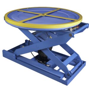 EZ Loader Druckluft-Scherenhubtisch - 2000 kg Tragfähigkeit, selbstnivellierende Plattform